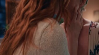 Redheads nipples pulled by dominant milf