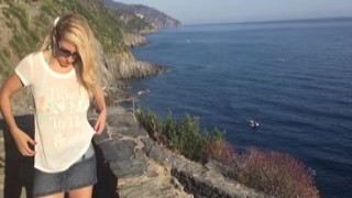 ElisaDreams - Flashing My Boobs And Pussy In Public In