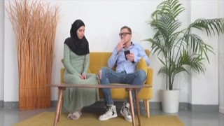 Grateful sexy babe in hijab gets boned