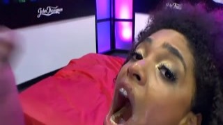 Ebony luna corazon riding cock and gets cumshots