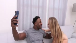 Black guy helps roommate with her sexvid