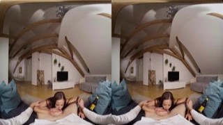 She Cleans My Cock with Her Mouth - Virtual Real Porn